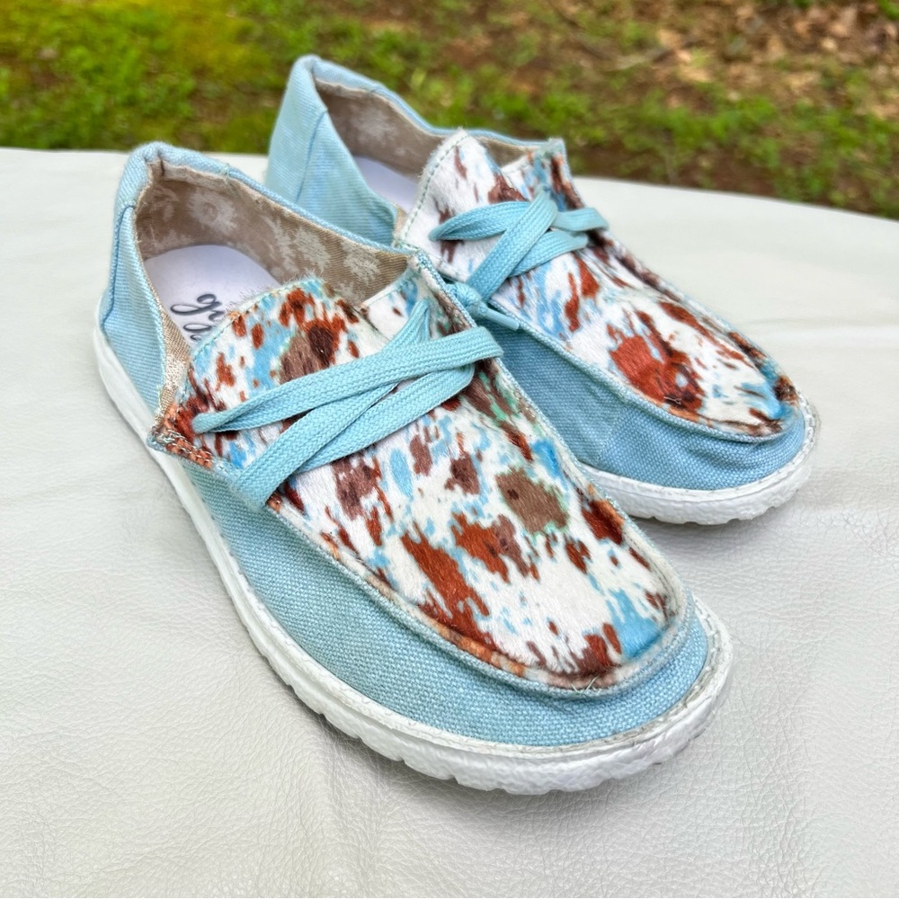 Gypsy Jazz Womens Slip On Coastal Cowgirl Shoes sz 7.5